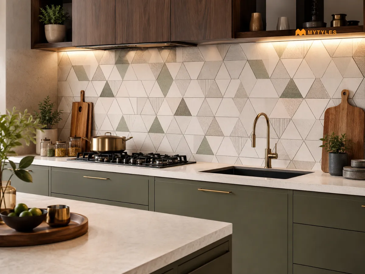 Geometric Kitchen Wall Tiles